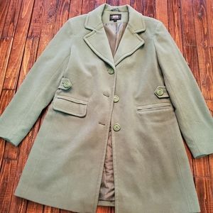 B. Moss wool coat